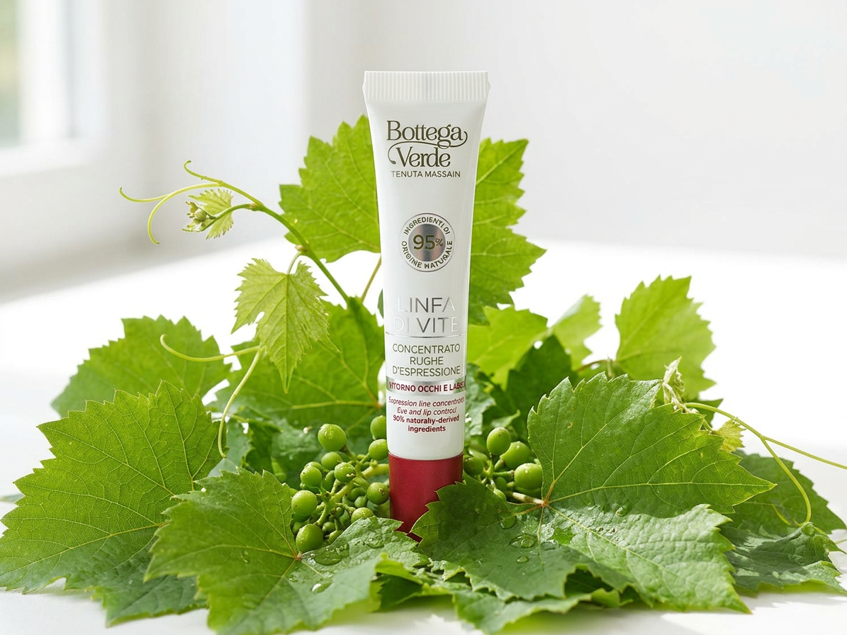 Bottega Verde WEINREBensaft – Konzentrat zur Glättung von Mimikfalten