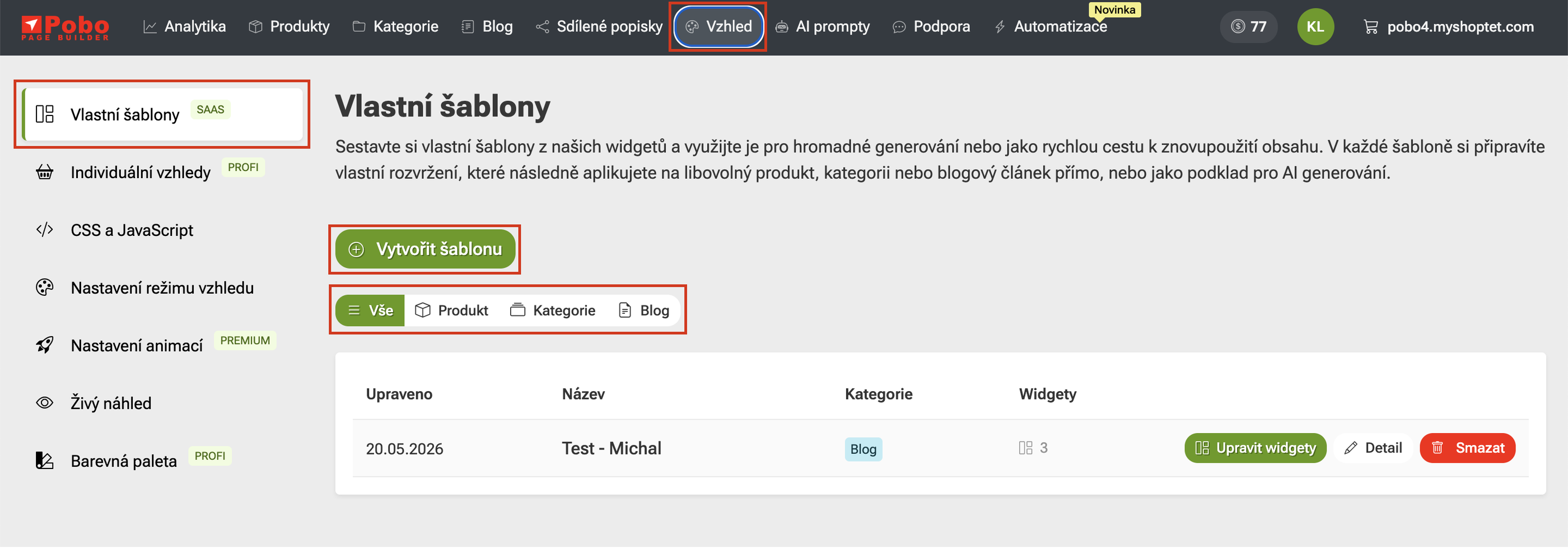 Červnové novinky v Pobo Page Builder