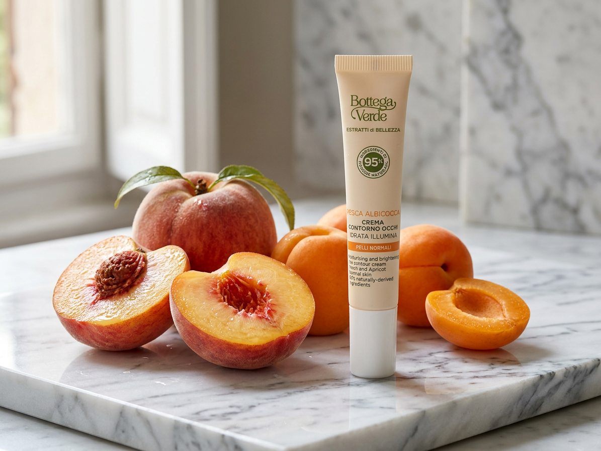 Bottega Verde BEAUTY-EXTRAKTE – Pfirsich und Aprikose – Augenpartiencreme
