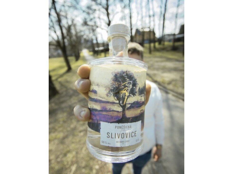 Poněšická Slivovice 50% 0,5l