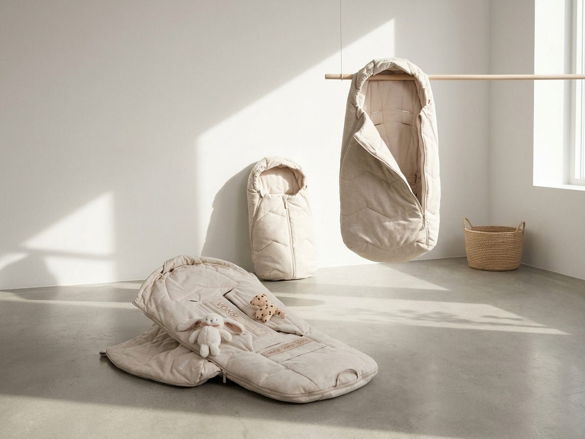 VOKSI Breeze Light Sand Solid – lehký bavlněný fusak na jaro a podzim
