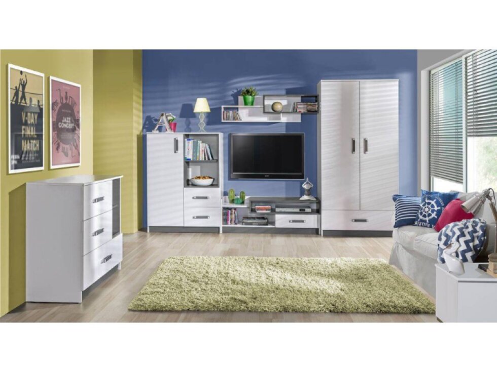 Children's room TRAFIKO 3 DOMEL color: white