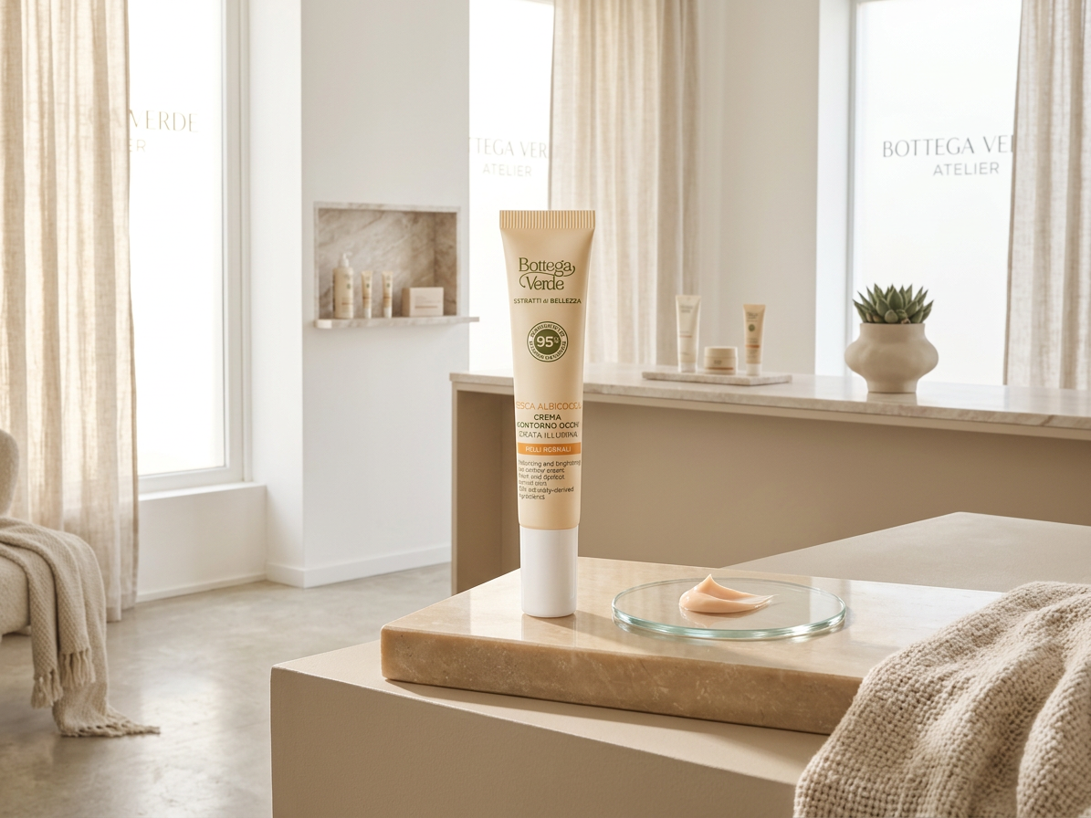 Bottega Verde BEAUTY-EXTRAKTE – Pfirsich und Aprikose – Augenpartiencreme