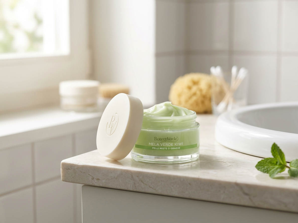 Bottega Verde SCHÖNHEITSEXTRAKTE – Grüner Apfel und Kiwi – Tägliche Gel-Creme