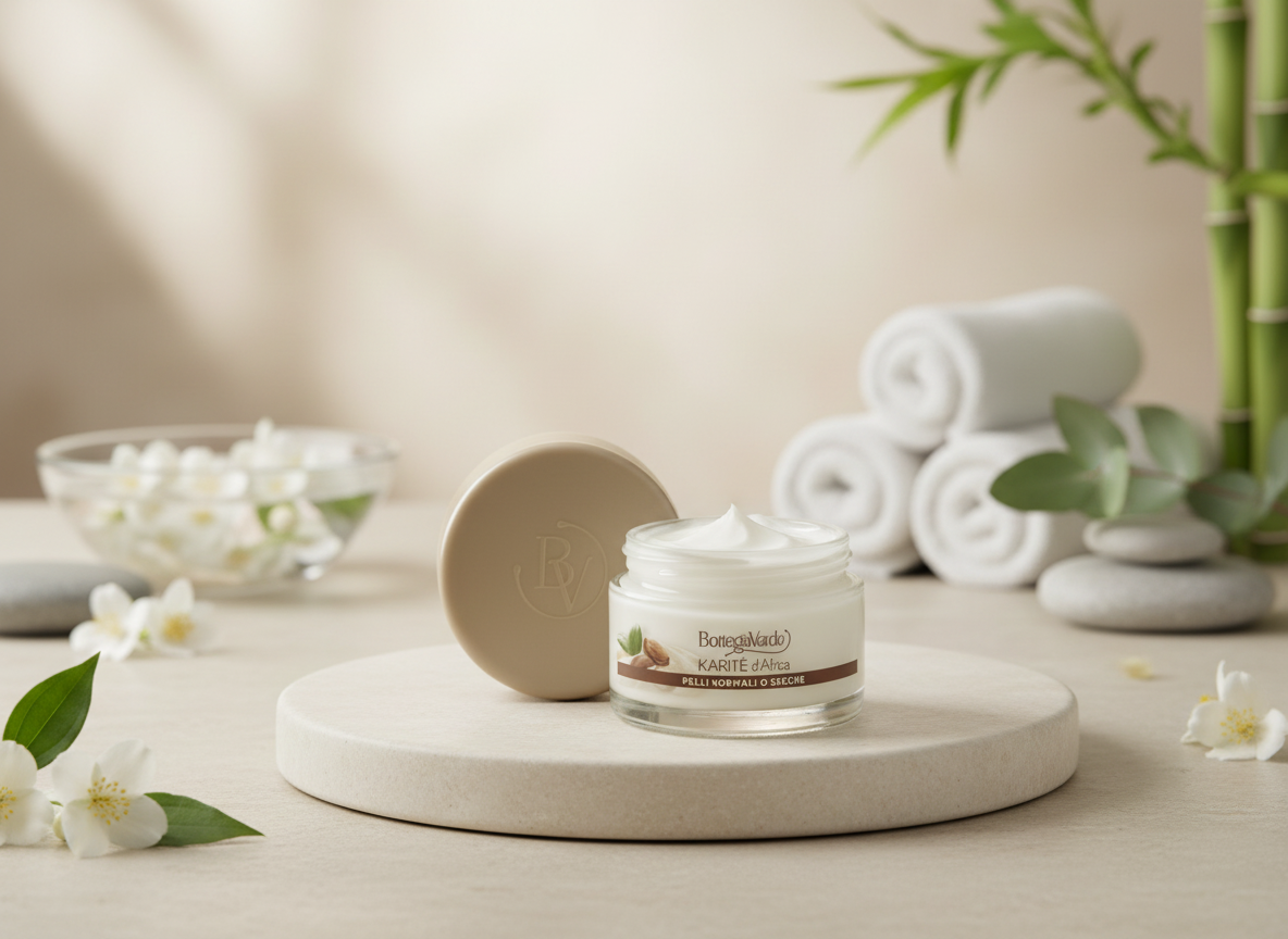 Bottega Verde KARITÉ - Intensive Tages- und Nachtcreme für alle Hauttypen