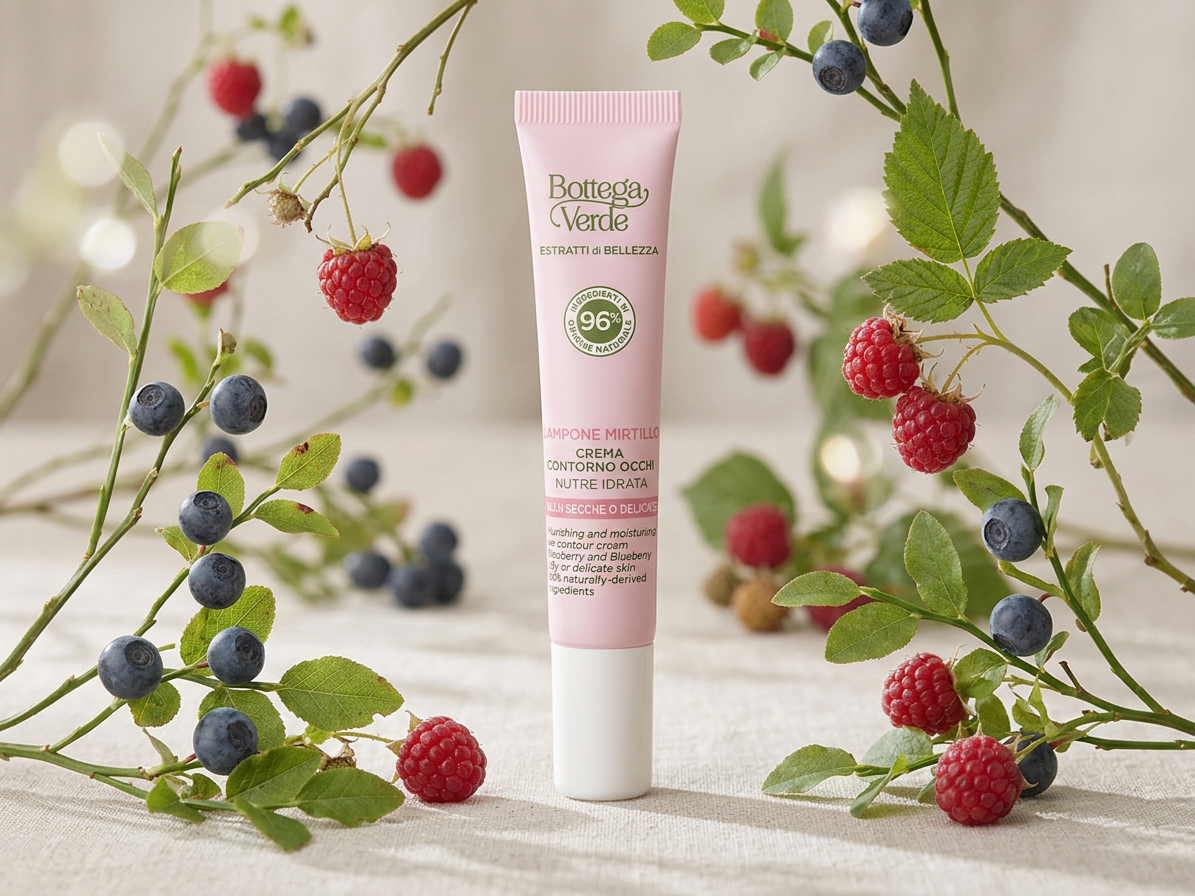 Bottega Verde BEAUTY-EXTRAKTE – Himbeere und Heidelbeere – Augencreme