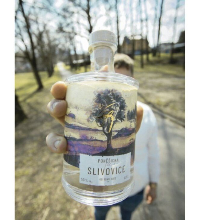 Poněšická Slivovice 50% 0,5l