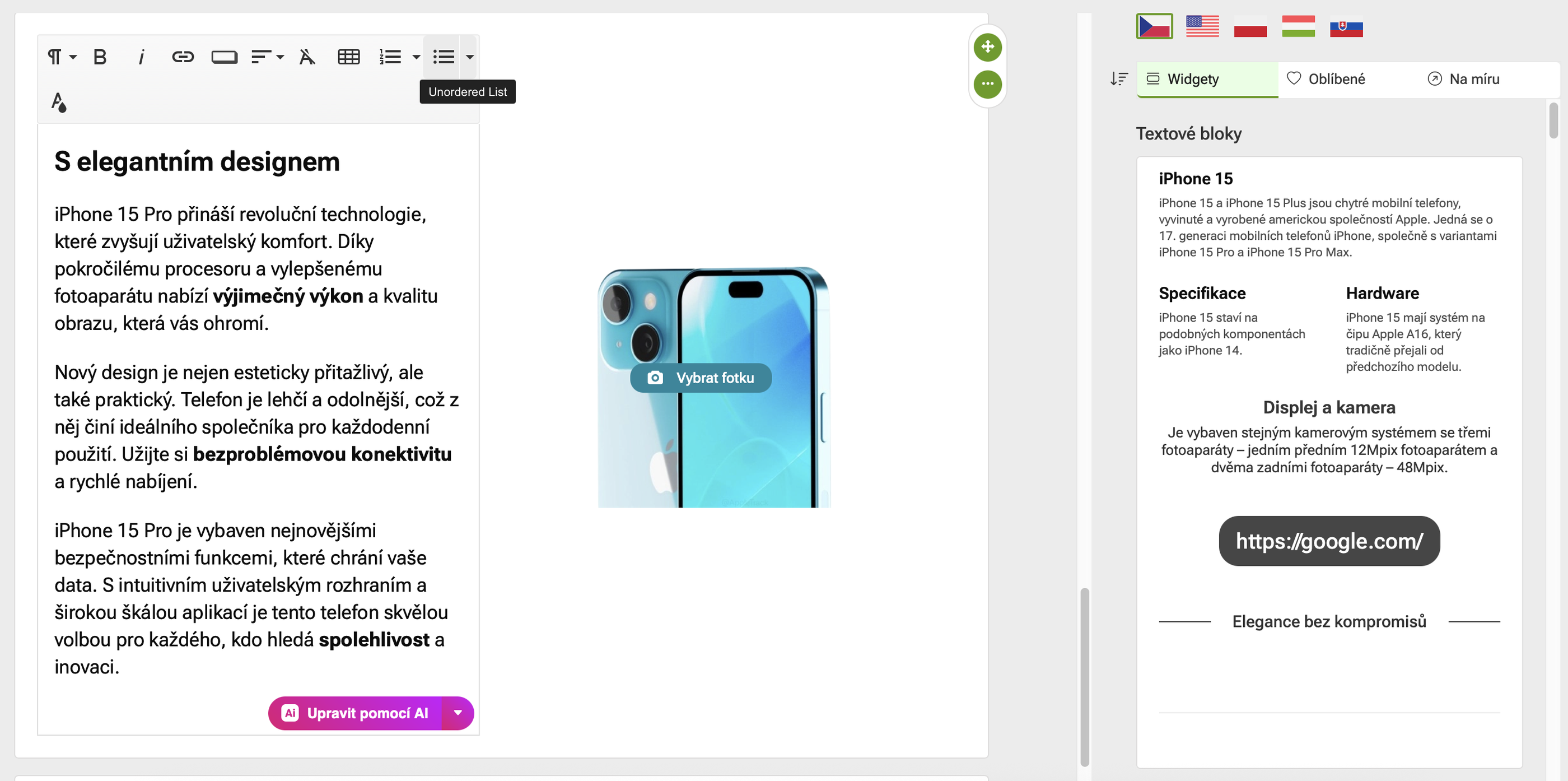 Copywriting na míru