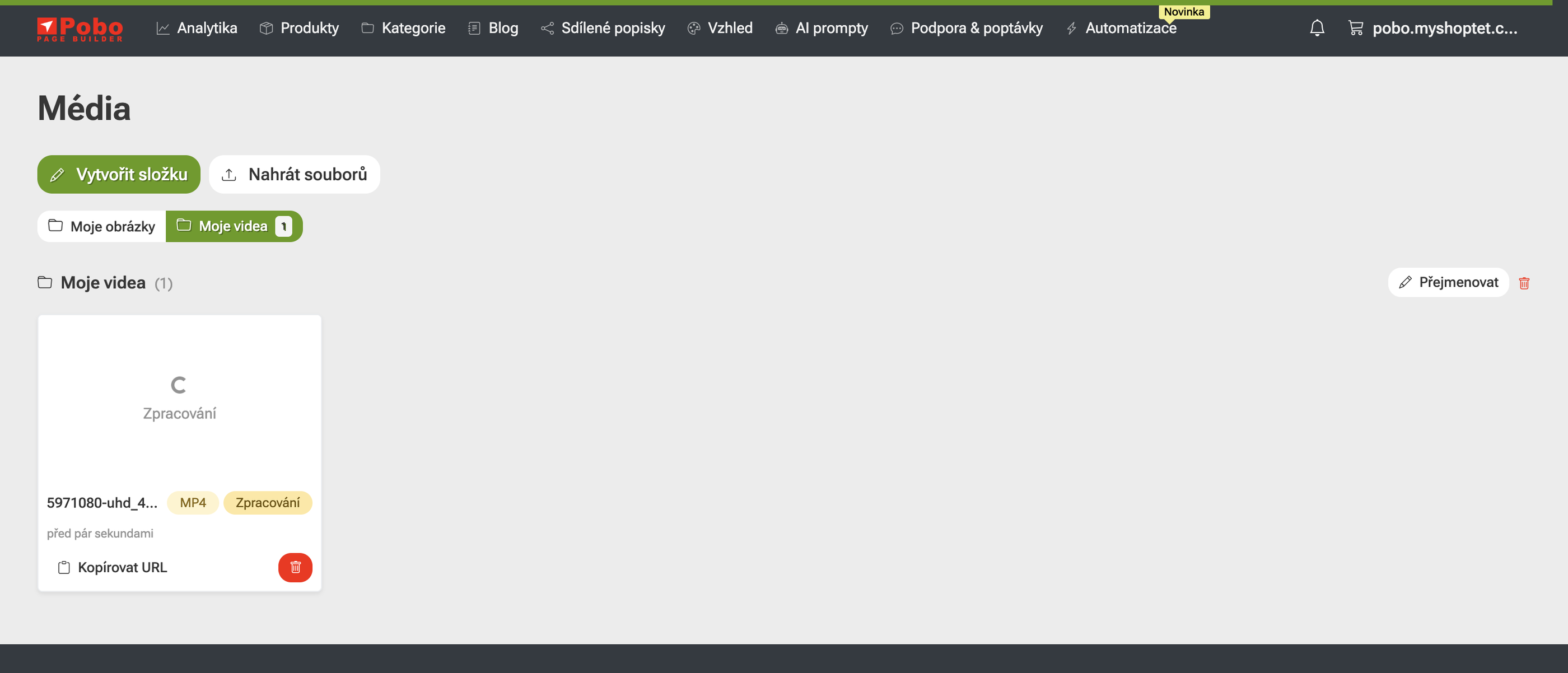 Květnové novinky v Pobo Page Builder