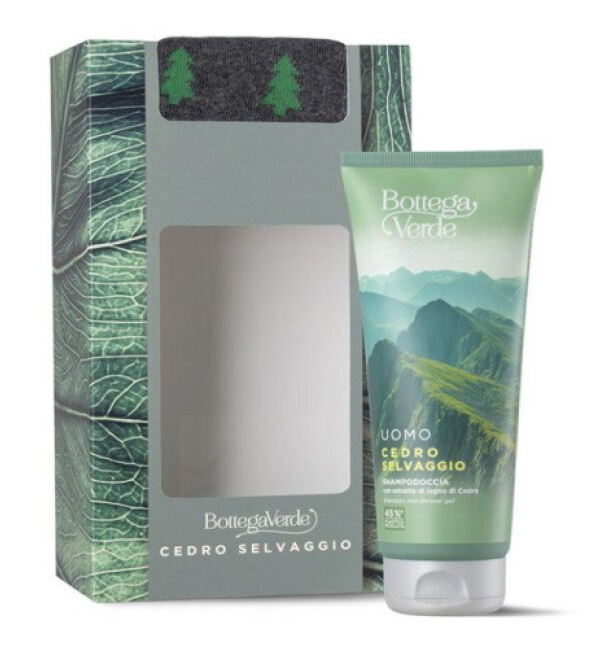 MANN - WILDZEDER - Set - Duschshampoo und Socken