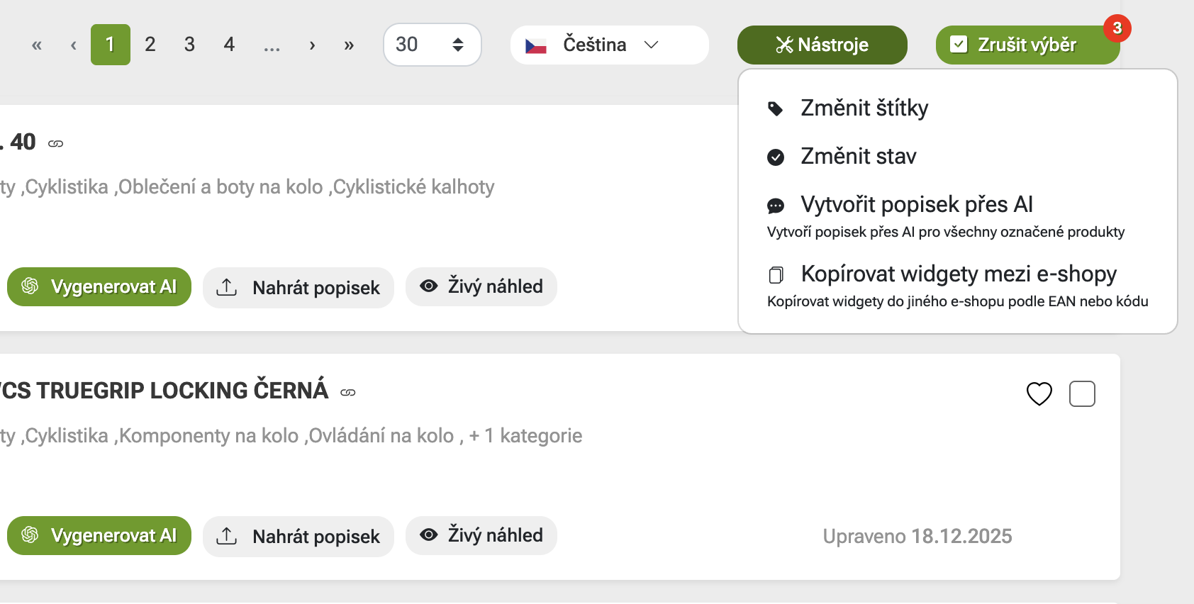 Generování popisků produktů s obrázky pomocí AI