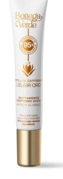 Bottega Verde SAFFRANFÄDEN – Goldenes Elixier – ganzheitliche Anti-Aging-Pflege für die Augenpartie