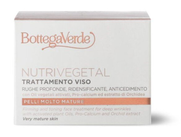 Bottega Verde NUTRIVEGETAL - Denní krém na obličej - na hluboké vrásky, zpevňující, proti stárnutí