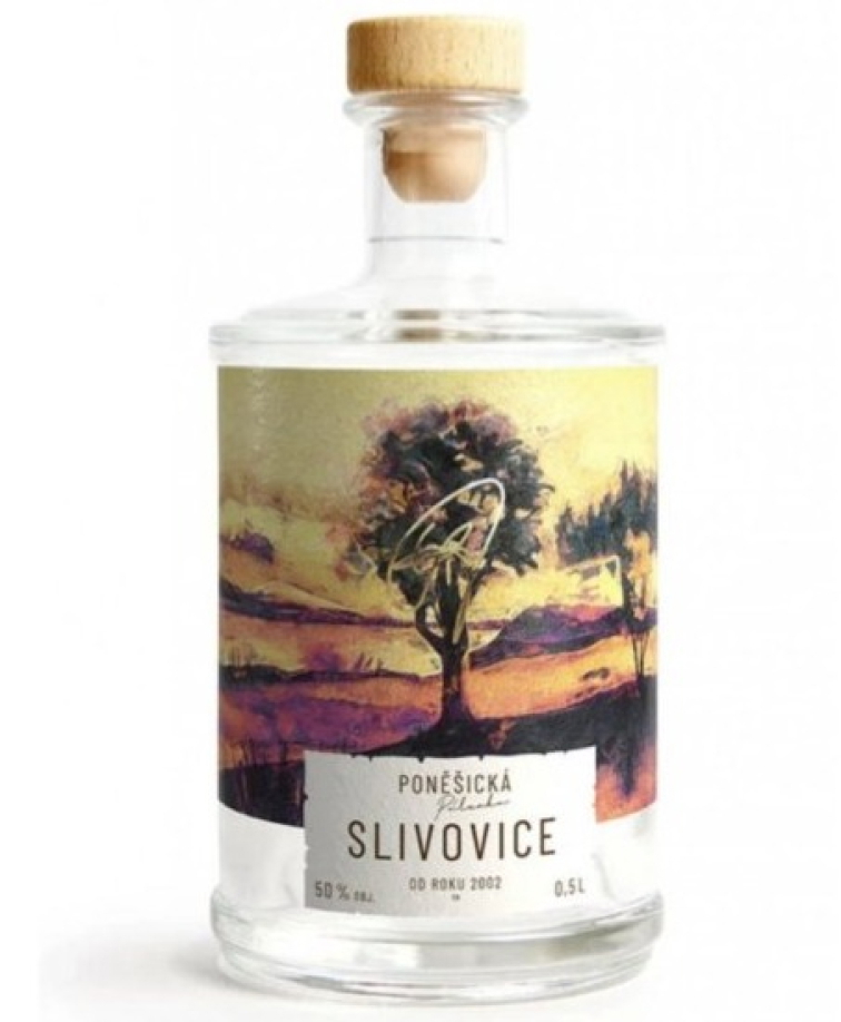 Poněšická Slivovice 50% 0,5l - test import