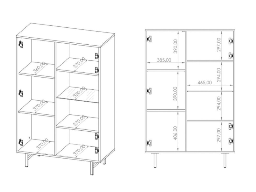 Gib Meble Obývací stina VEROLI Gib barevné provedení: