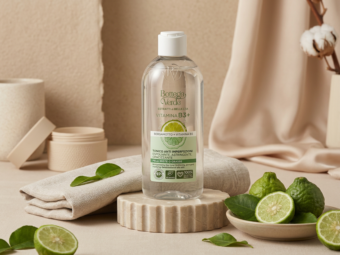 Bottega Verde EXTRAKTE FÜR SCHÖNHEIT - VITAMIN B3+ - Gesichtstonikum gegen Unvollkommenheiten