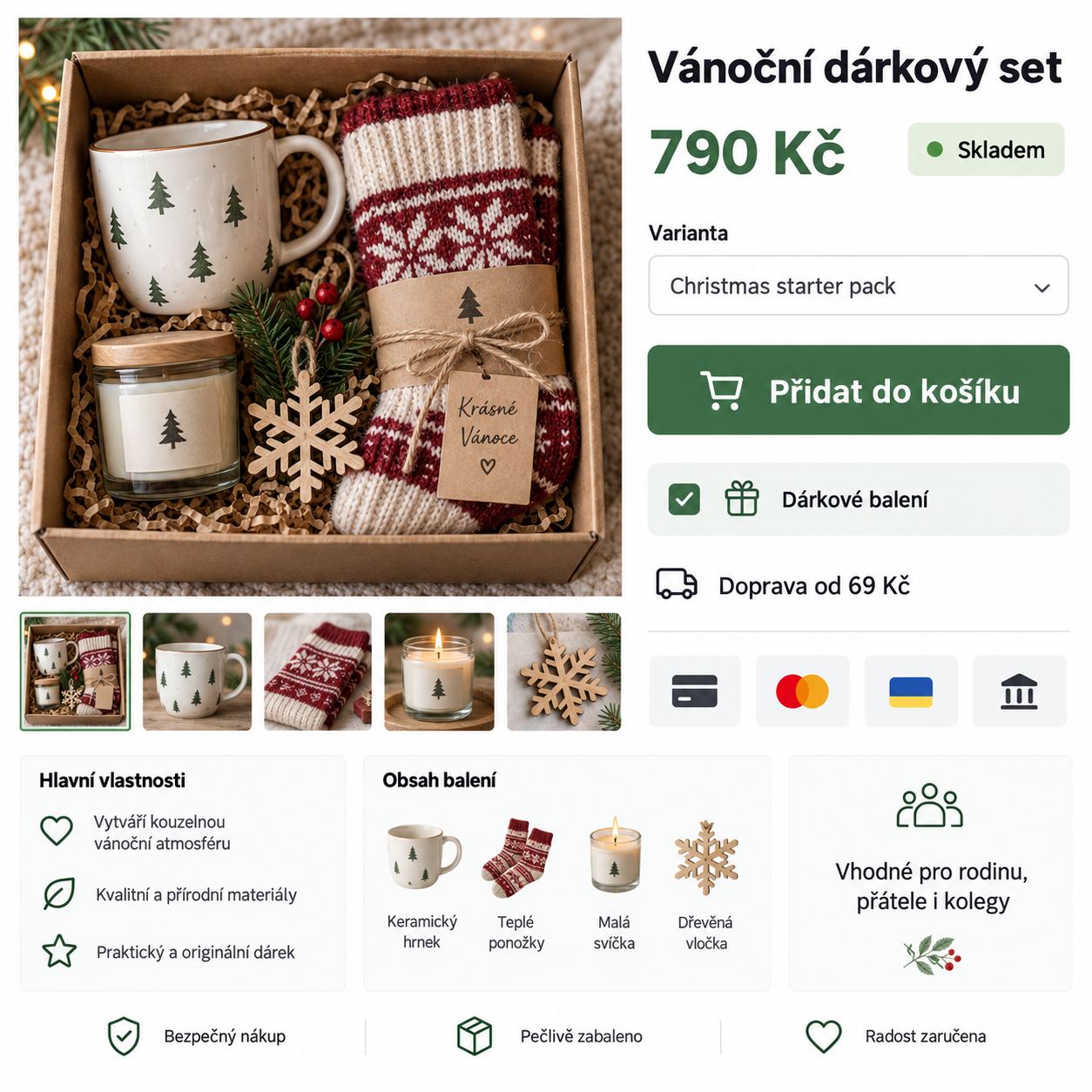Jak připravit e-shop na Vánoce: obsah, landing page i informace o doručení