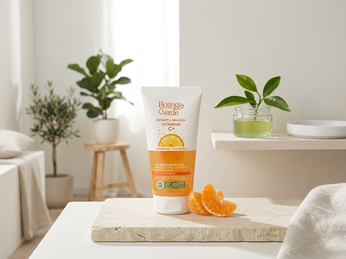 Bottega Verde SCHÖNHEITSEXTRAKTE – Vitamin C+ – Reinigungsgel für das Gesicht