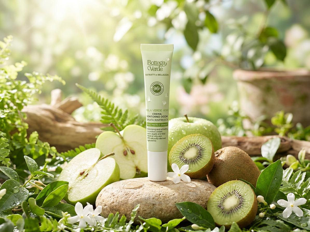 Bottega Verde BEAUTY-EXTRAKTE - Grüner Apfel und Kiwi - Augen-Konturencreme