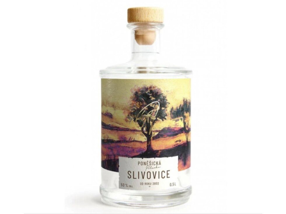 Poněšická Slivovice 50% 0,5l