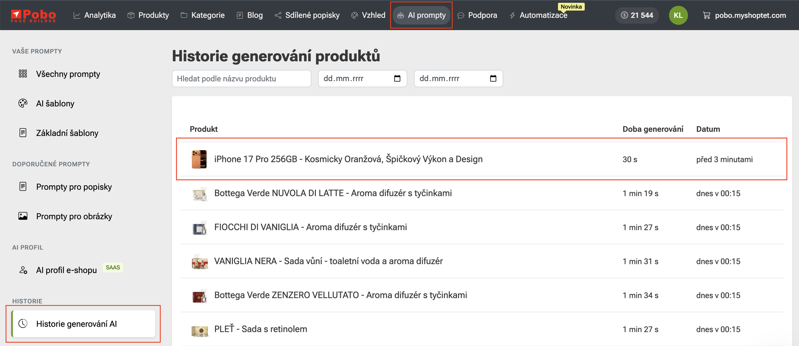 Generování přesnějších produktových popisků s využitím AI modelů Gemini a Perplexity