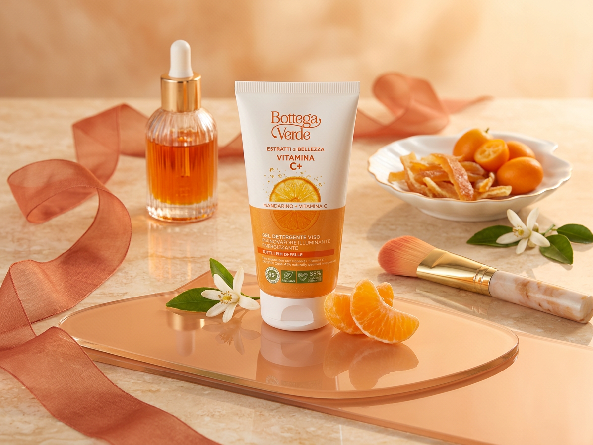 Bottega Verde SCHÖNHEITSEXTRAKTE – Vitamin C+ – Reinigungsgel für das Gesicht