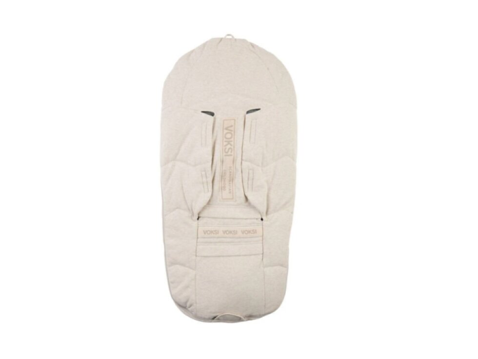 VOKSI Breeze Light Sand Solid – lehký bavlněný fusak do kočárku