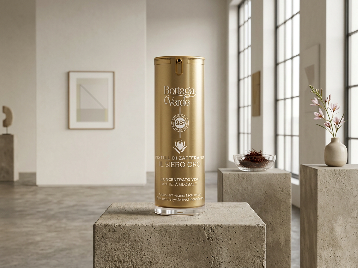 Bottega Verde ŠAFRÁNOVÉ PESTÍKY - Zlaté sérum - globální koncentrát na obličej proti stárnutí