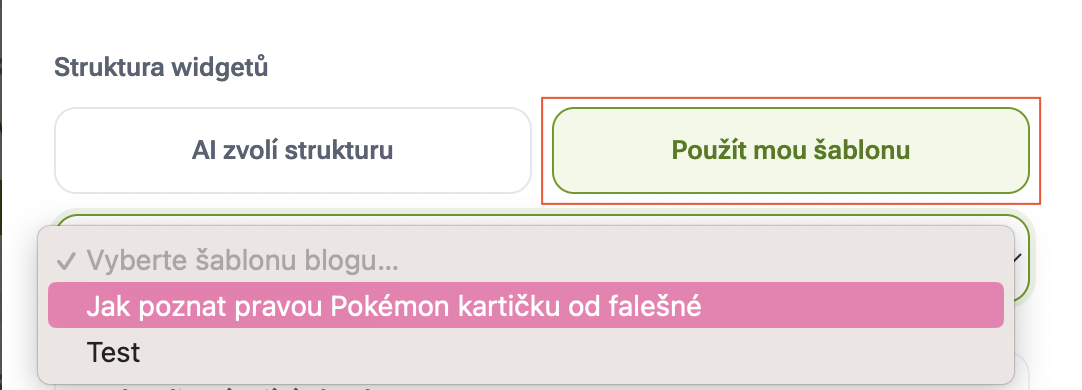 Jak si předpřipravit článek pomocí AI na e-shopu