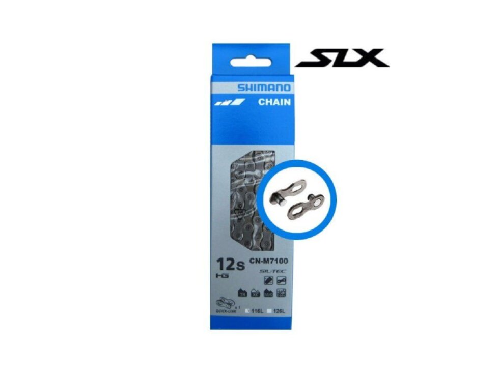 Shimano řetěz SLX CN-M7100, 12 rychlostní, 138čl, rychlospojka