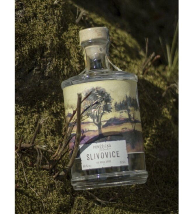 Poněšická Slivovice 50% 0,5l