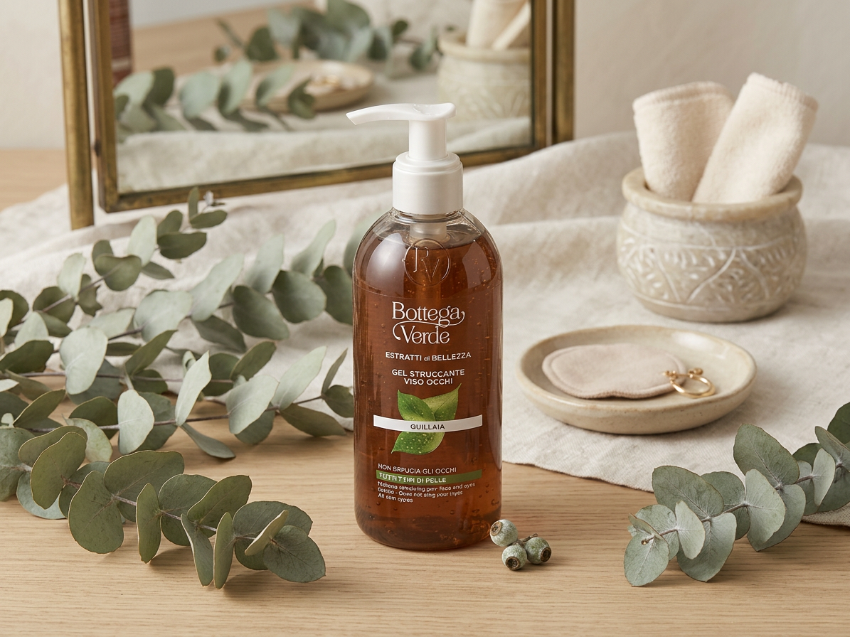 Bottega Verde EXTRAKTE FÜR DIE SCHÖNHEIT - Quillaia - Reinigungs-Gel für Gesicht und Augen
