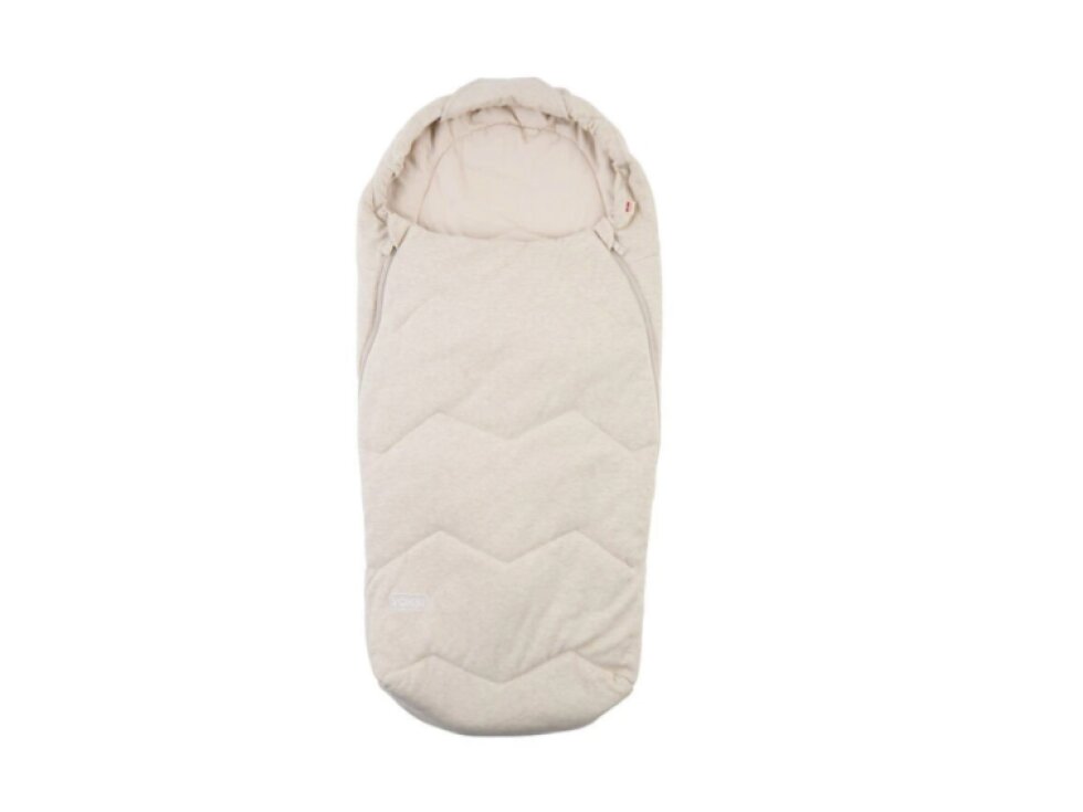 VOKSI Breeze Light Sand Solid – lehký bavlněný fusak do kočárku