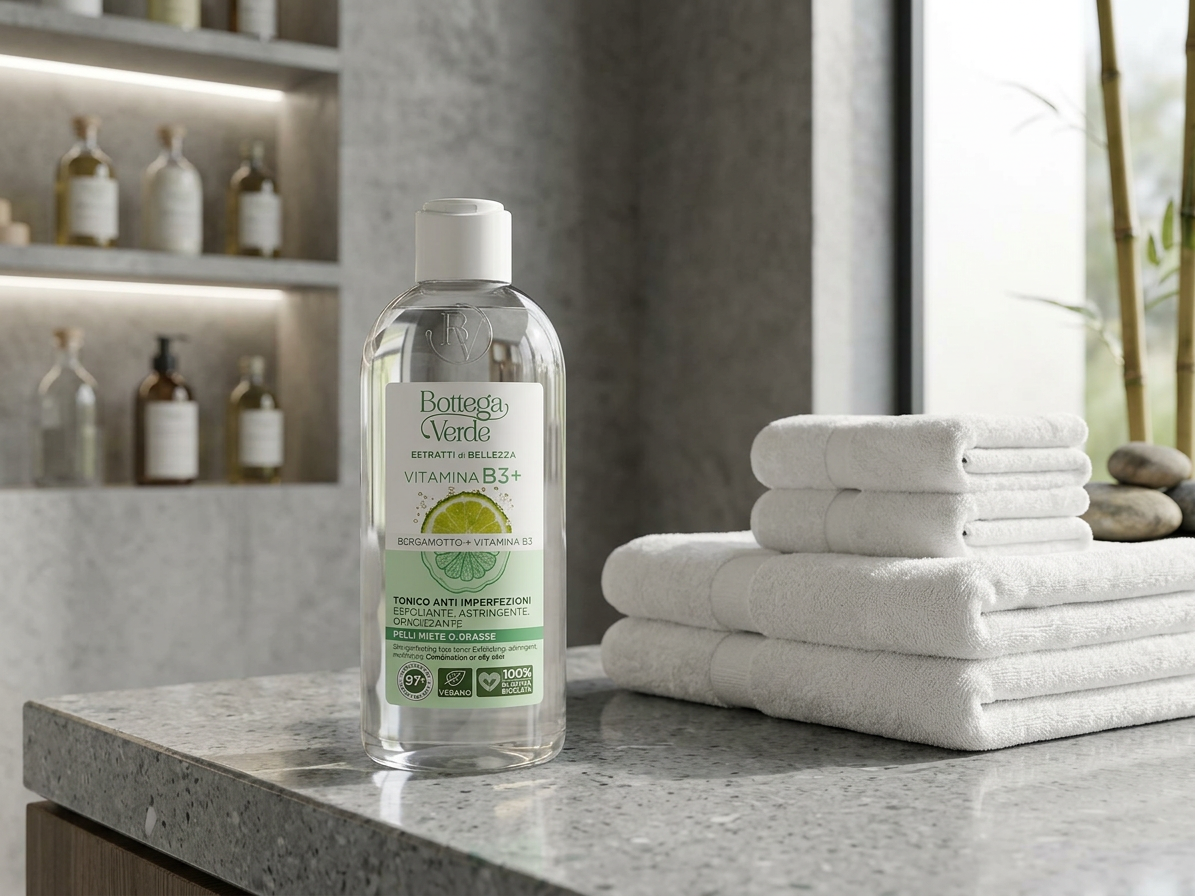 Bottega Verde EXTRAKTE FÜR SCHÖNHEIT - VITAMIN B3+ - Gesichtstonikum gegen Unvollkommenheiten