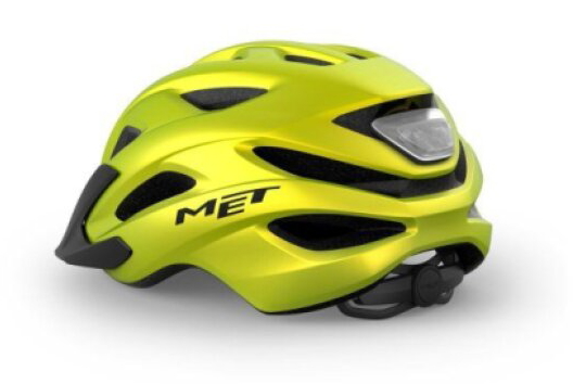 MET PRILBA CROSSOVER LIME ŽLTÁ METALICKÁ Veľkosť: 52/59