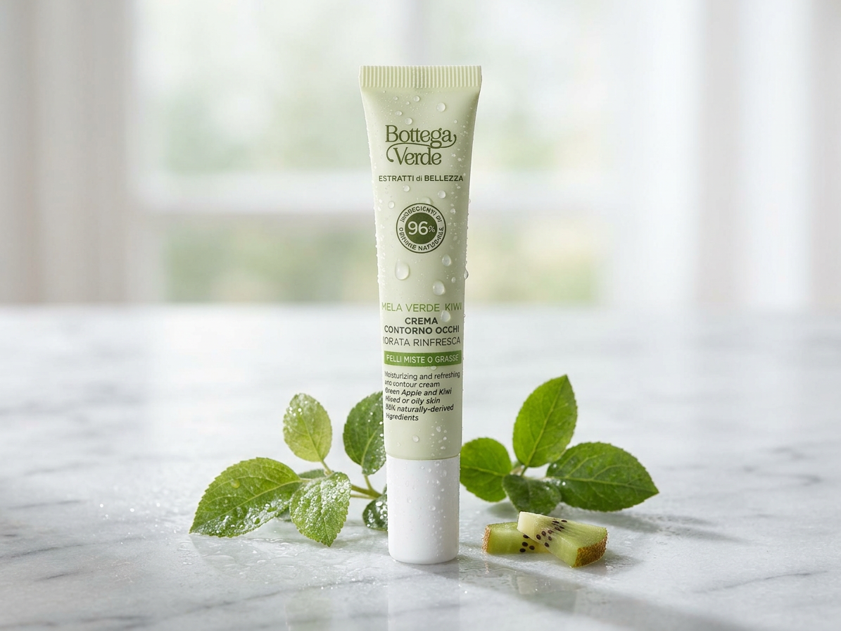 Bottega Verde BEAUTY-EXTRAKTE - Grüner Apfel und Kiwi - Augen-Konturencreme