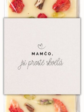 Bílá čokoláda s ořechy a ovocem | Dárkovec