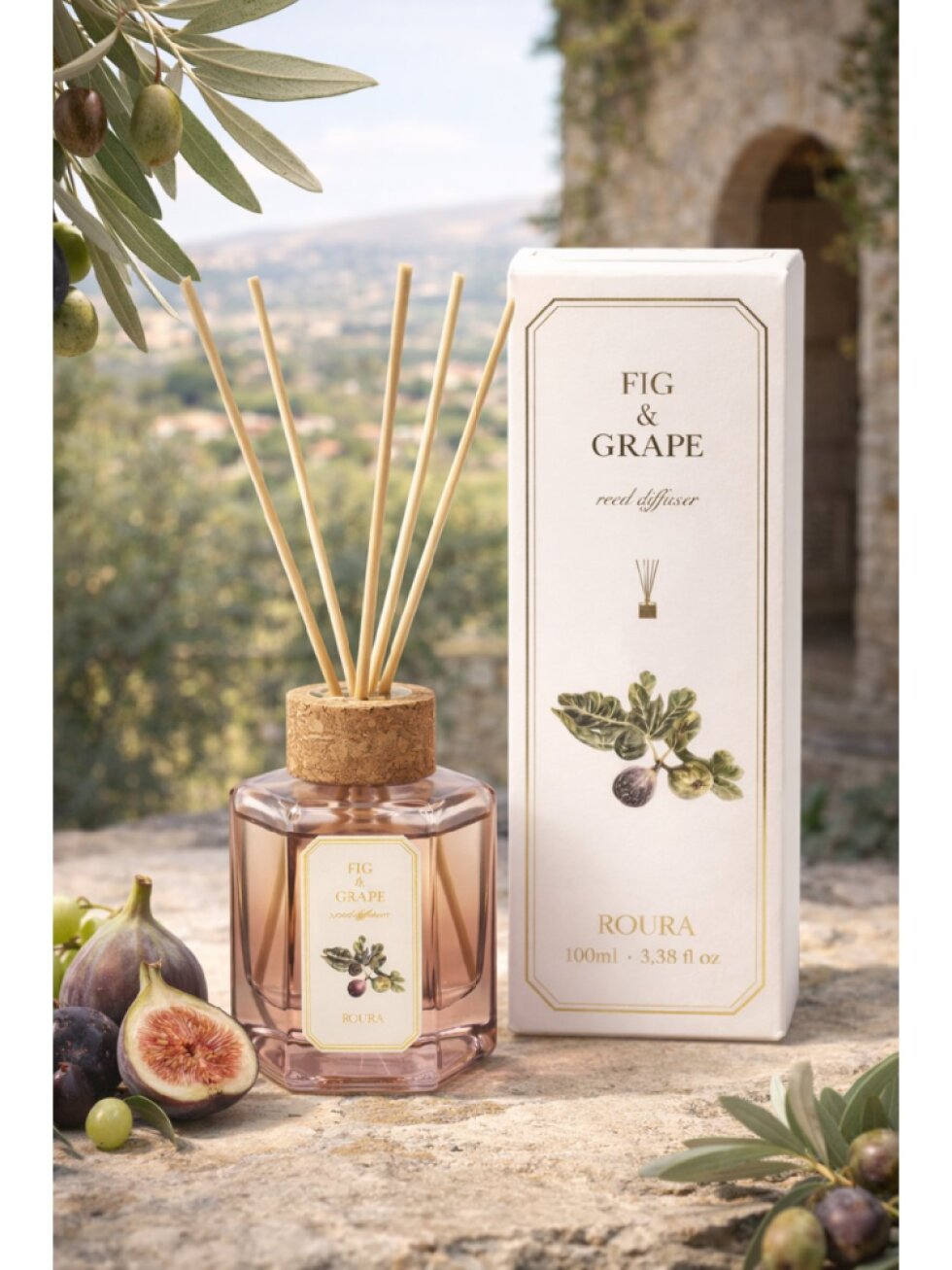 Vonný difuzér Fig & Grape 100 ml | ROURA