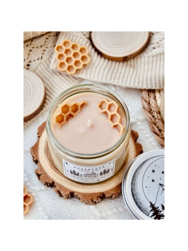 Sójová svíčka Pohádková chaloupka - Medovníková vůně