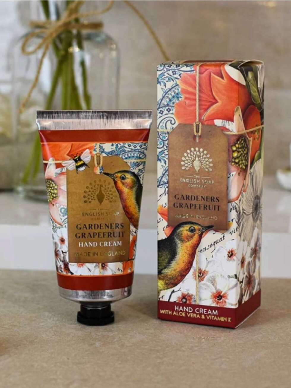 English Soap Company Krém na ruce Růžový grapefruit & Broskev, 75 ml