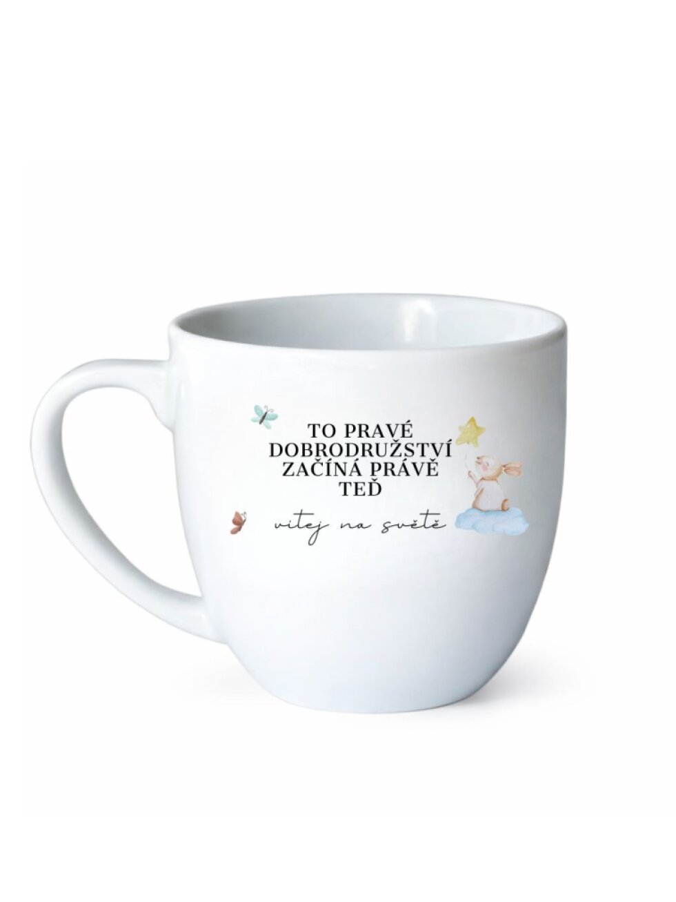 Porcelánový hrnek Dárkovec - Dobrodružství pro nové rodiče