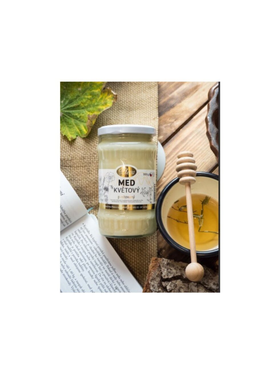 Dřevěná naběračka na med | Česká výroba, FSC® certifikát