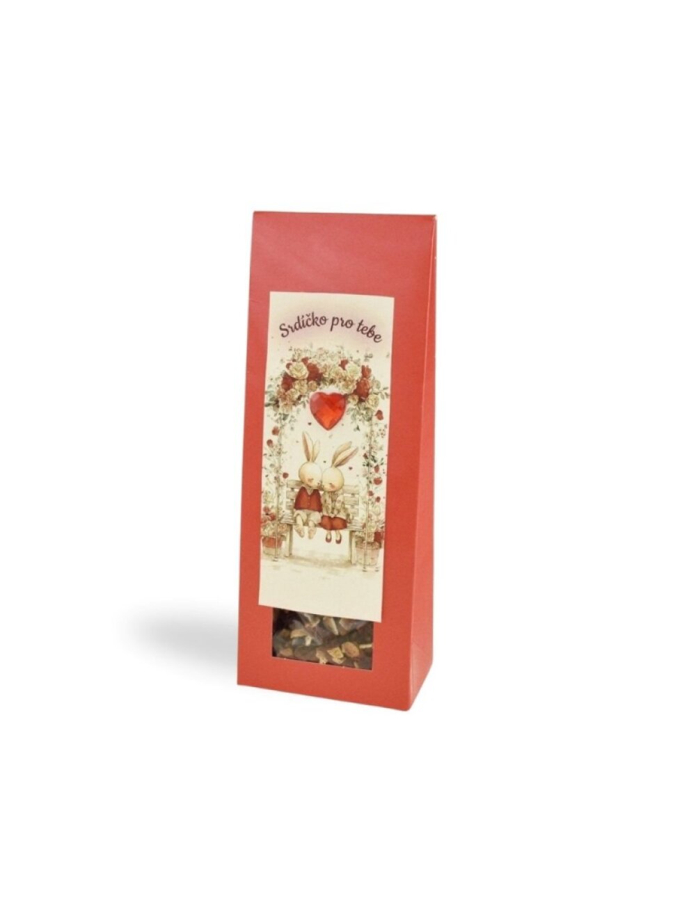 Ovocný sypaný čaj Srdíčko pro tebe 50 g - Dárková edice