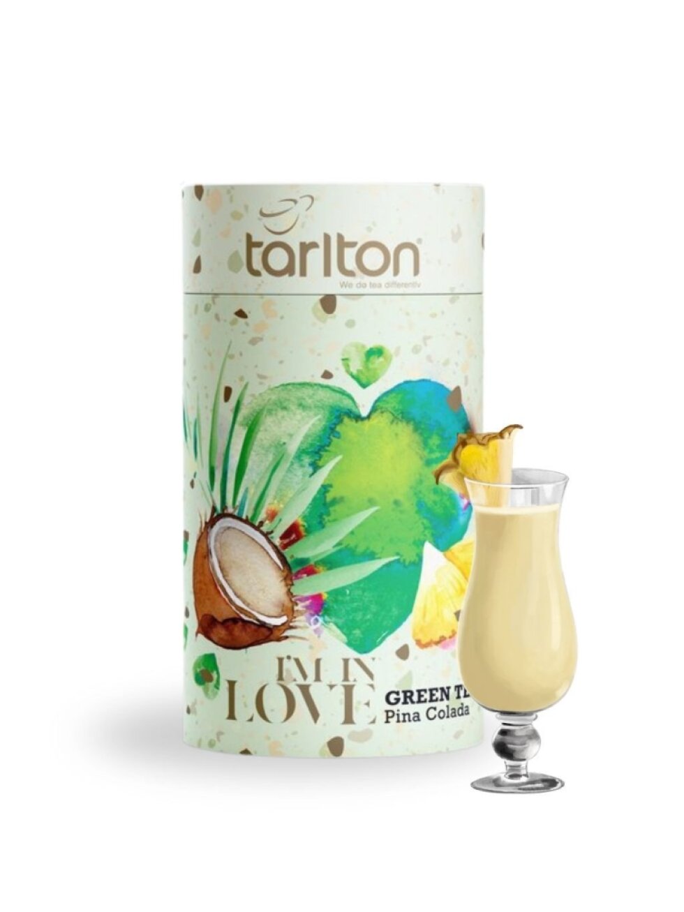 TARLTON Green Love Pina Colada - Zelený sypaný čaj 100 g