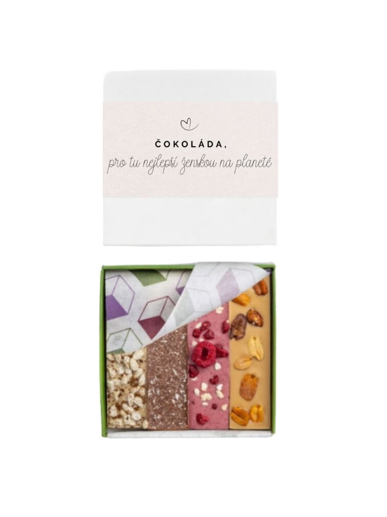 Luxusní Řemeslný Nugát Mix s Personalizovanou Etiketou