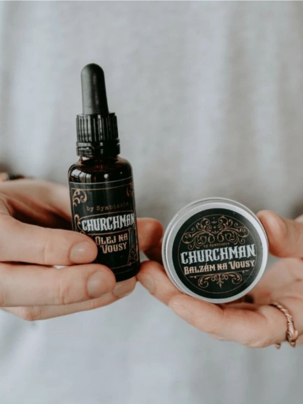 Symbiosis Churchman Balzám na Vousy - Výživa a Ochrana