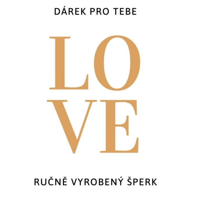 Elegantní ručně vyráběný náramek z růženínu