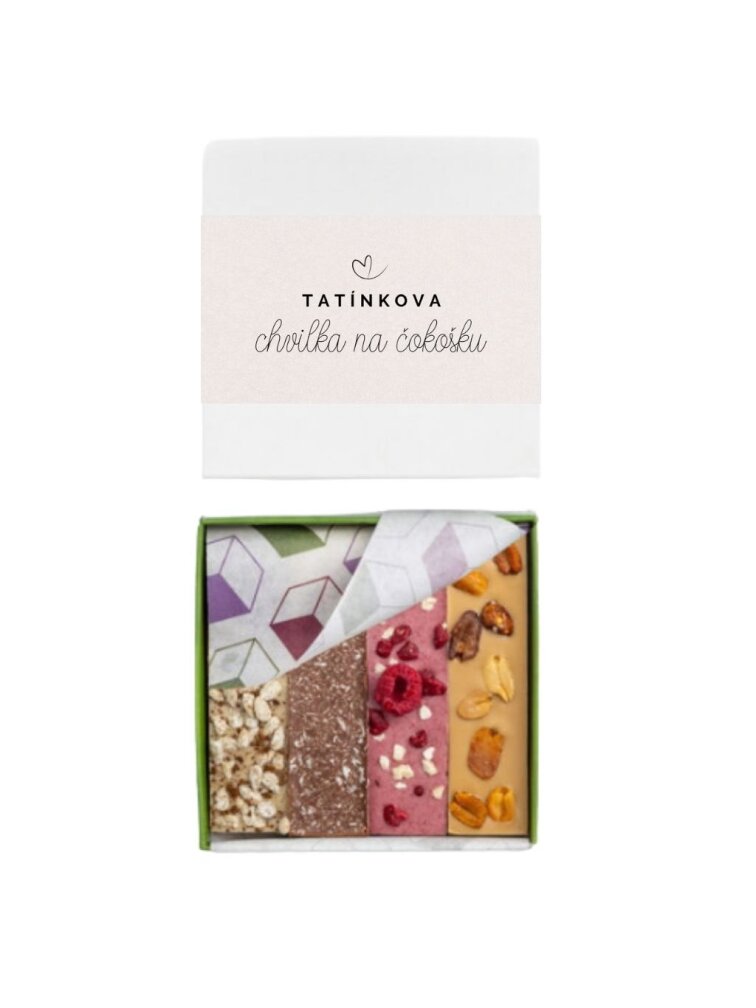 Luxusní Řemeslný Nugát Mix s Personalizovanou Etiketou