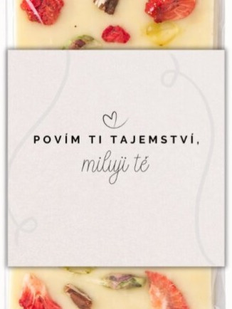 Bílá čokoláda s ořechy a ovocem | Dárkovec