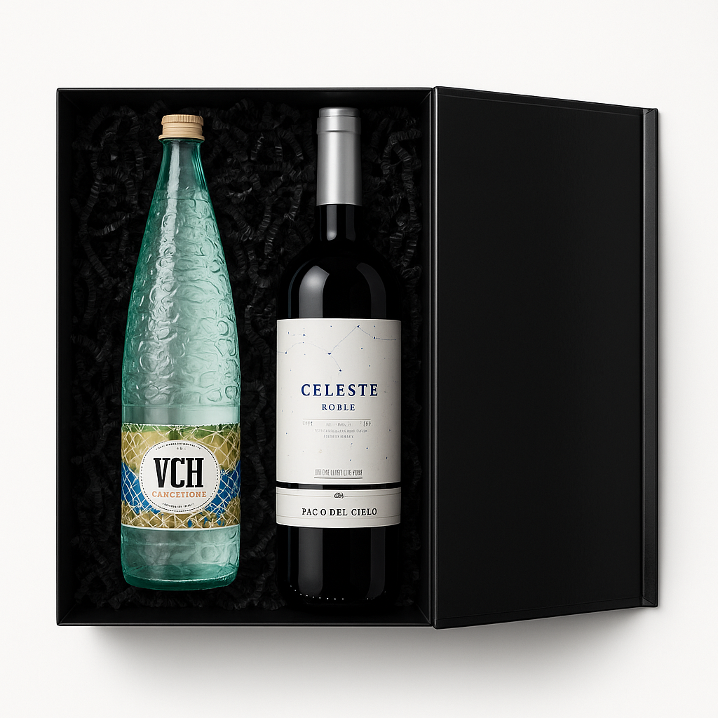 Luxusní černá magnetická dárková krabice